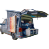 Campingkjøkkenmodul küchenBOXX cube for BusBoxx bakside