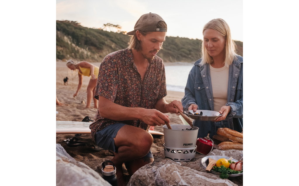 Campingkjøkkensett Essential 4-delt aluminium 1,3 l - Primus bakside
