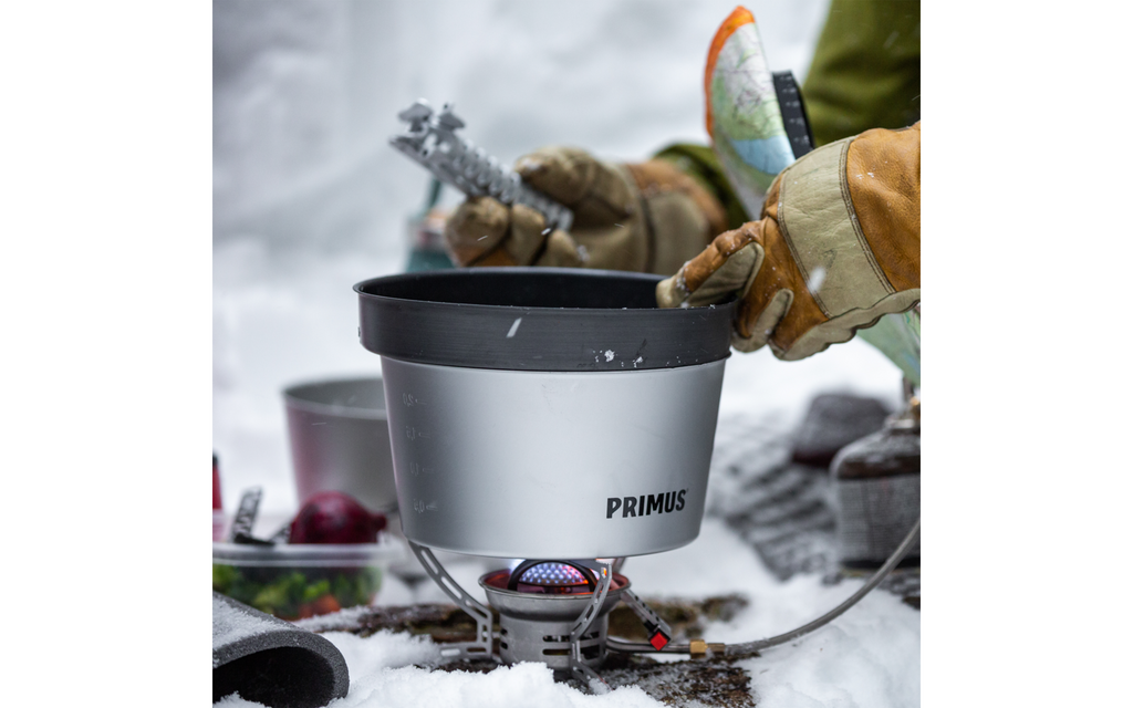 Campingkjøkkensett Essential 4-delt aluminium 1,3 l - Primus nærbilde av gripeklype