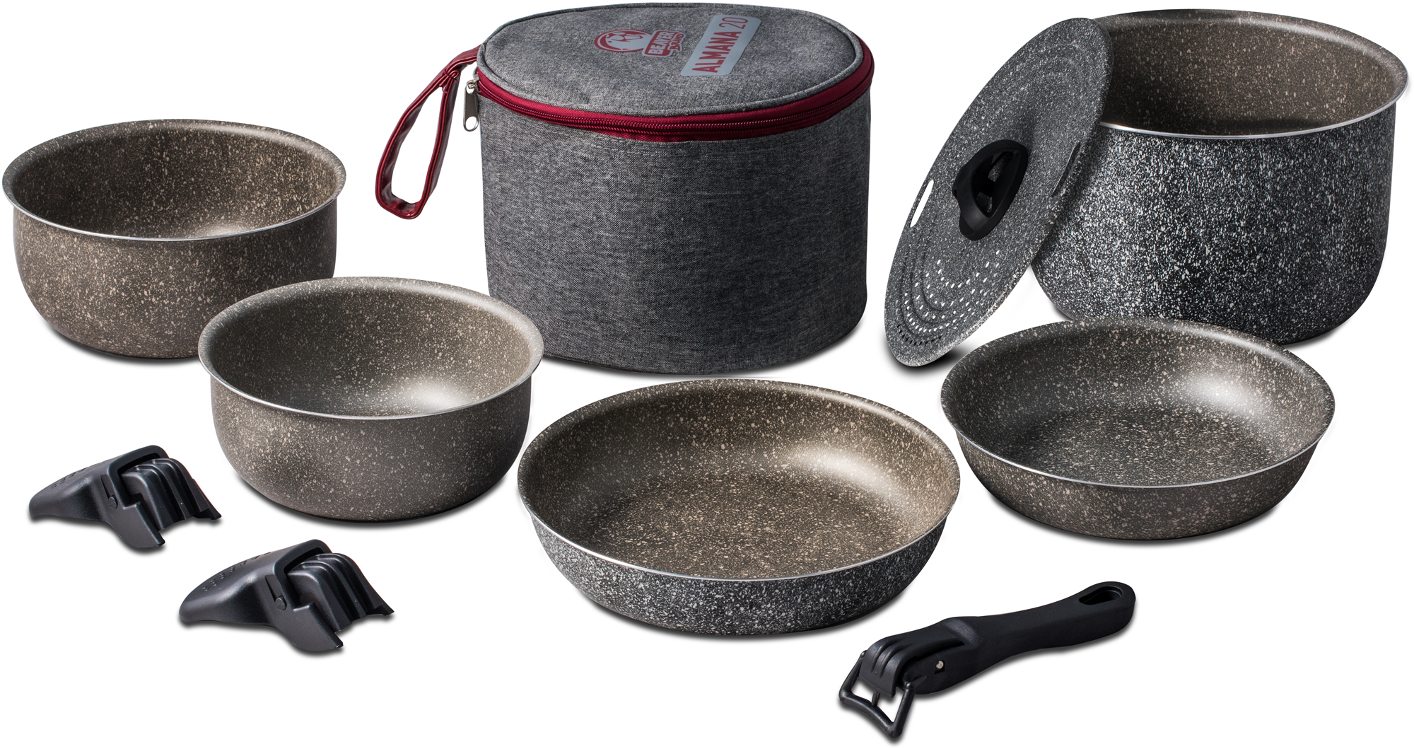 Campingkokesett Almana20 Evo 10-delers 3,9 l Beaver Brand for utendørs matlaging