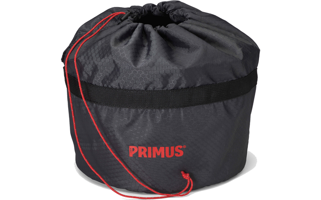 Campingkokesett PrimeTech 4-delers aluminium 2,3 l - Primus montert med klype