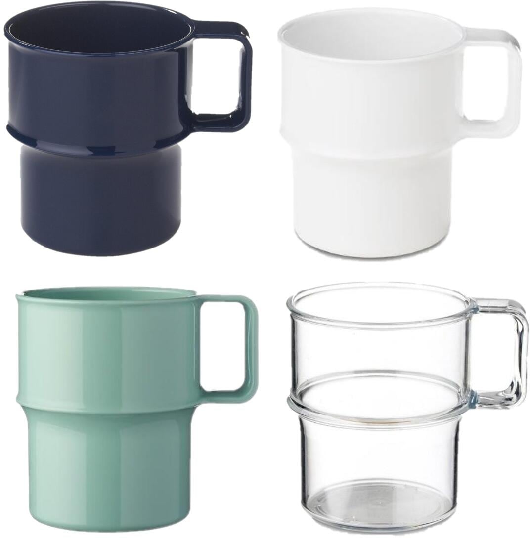 Campingkopp Basic 314 med hank 280 ml SAN-materiale forfra