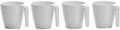 Campingkopper Soft White 4-delers sett fra Flamefield forfra
