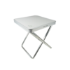 Campingkrakk med bordplate grå 40x48 cm aluminium - Bo-Camp bakside