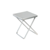 Campingkrakk med bordplate grå 40x48 cm aluminium - Bo-Camp montert på campingplass