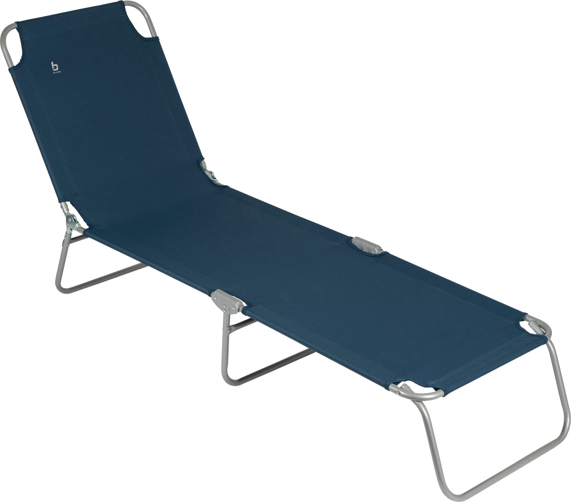 Campingliege 5 posisjoner sammenleggbar 190 x 53 cm stålramme - Bo-Camp forfra