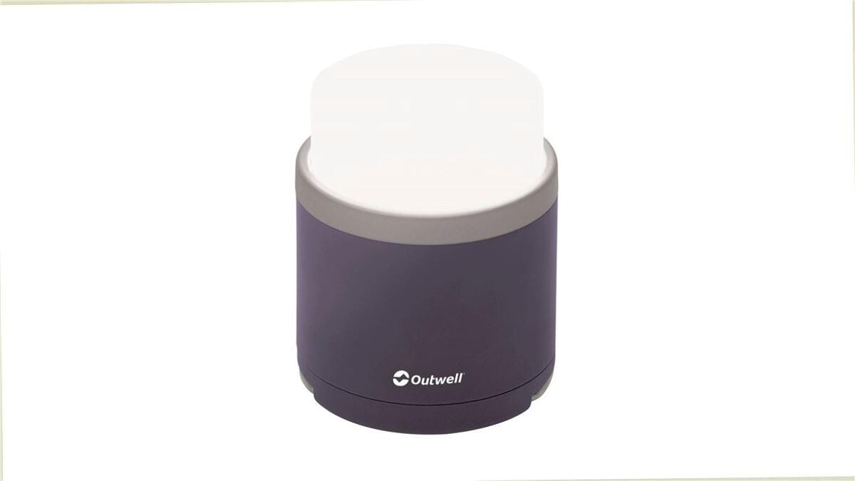 Campinglykt Jewel med magnet 143 lumen blå bakside