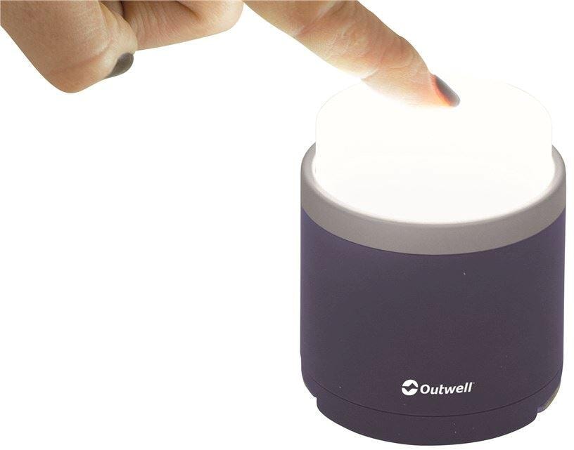 Campinglykt Jewel med magnet 143 lumen blå montert på metalloverflate