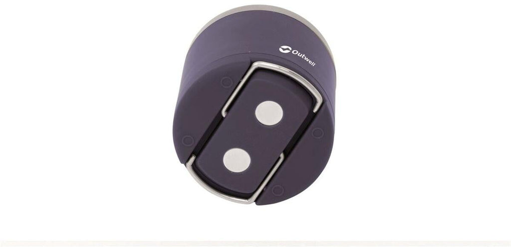 Nærbilde av magnet på Campinglykt Jewel med magnet 143 lumen blå