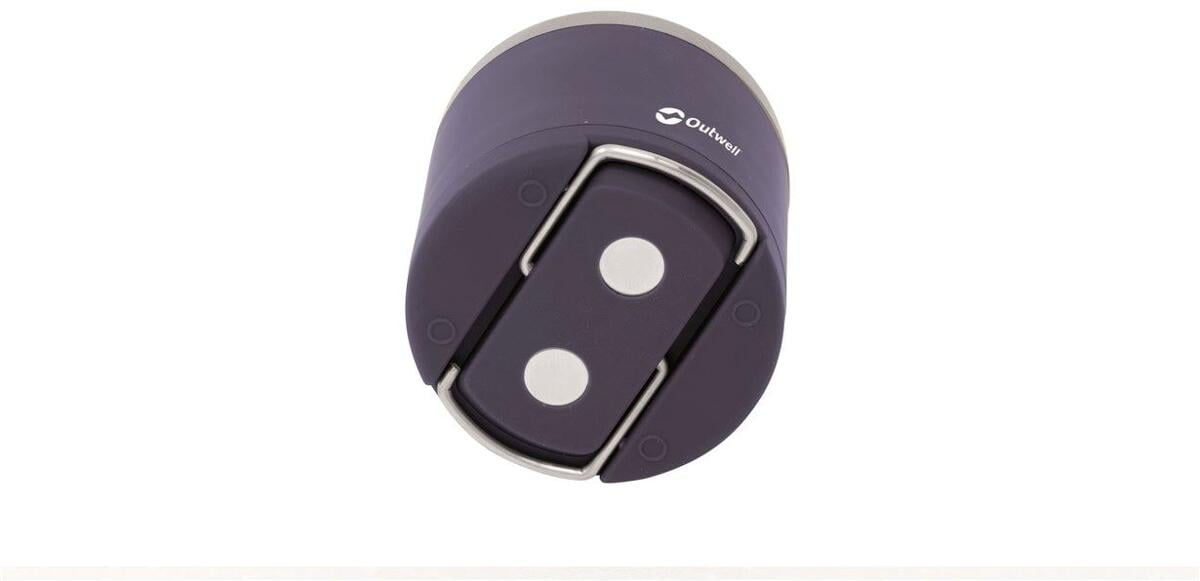 Nærbilde av magnet på Campinglykt Jewel med magnet 143 lumen blå