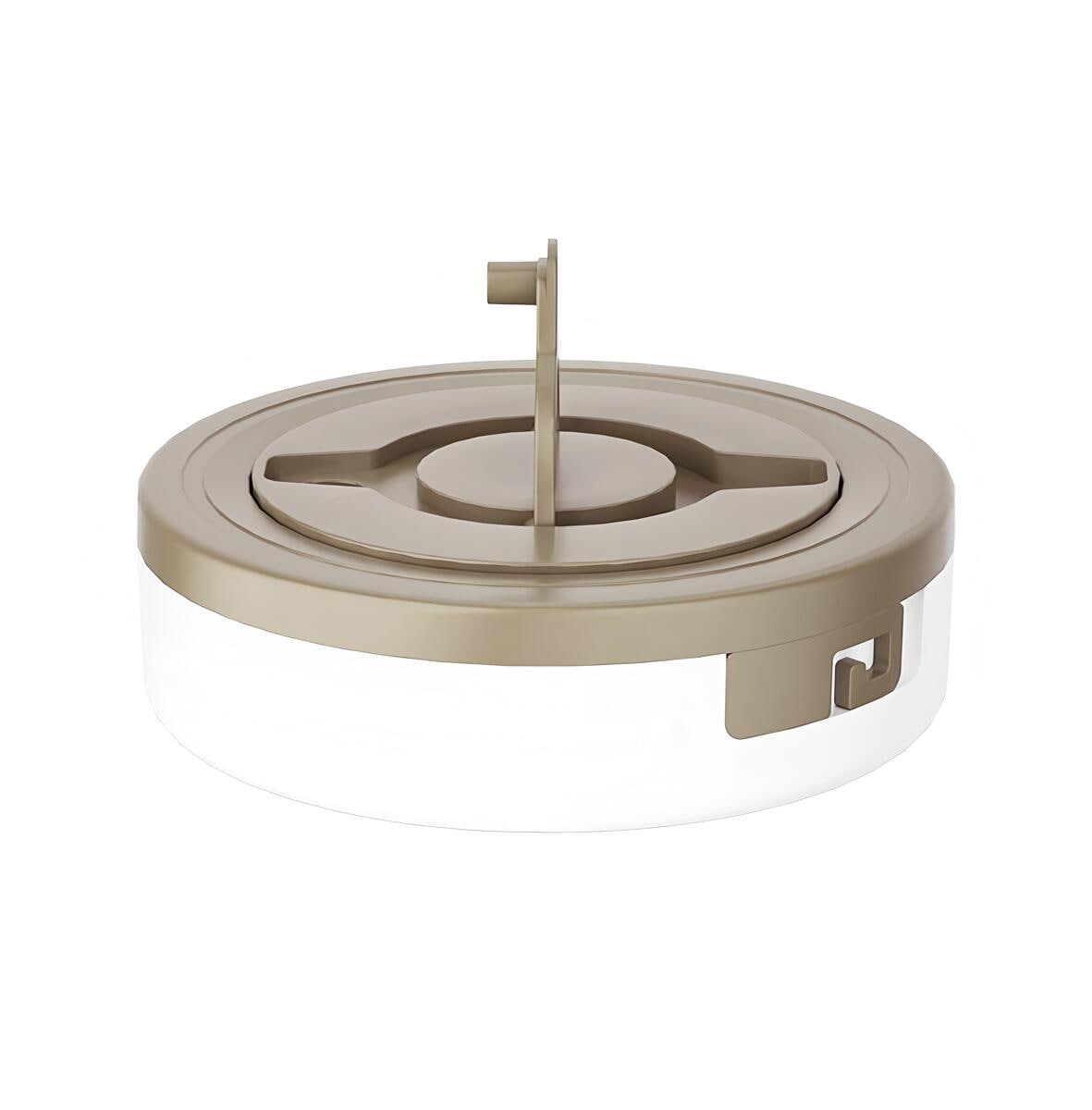 Campinglykt MultiGlow med lyslenke 10 m oppladbar USB-C montert i telt