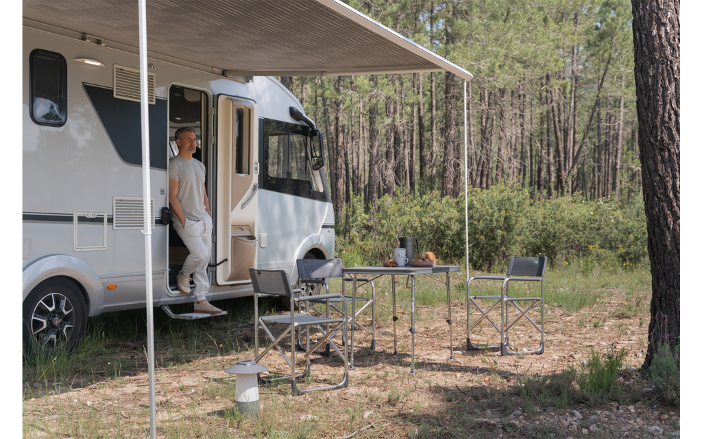 Campingmøbelsett Vanlife 3-delt med 2 stoler og bord - Crespo pakkemål