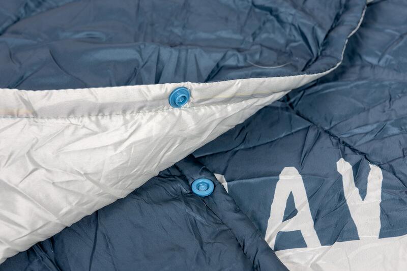 Campingpledd Spirit 200x145 cm montert som omheng