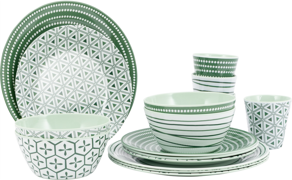 Campingservise Mix & Match melamin forfra Bo-Camp