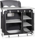 Campingskap Azabache CT Square 85x52x90cm aluminium - Brunner forfra