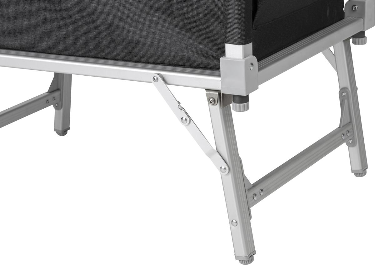 Campingskap Azabache Cube 65x45cm med justerbare føtter