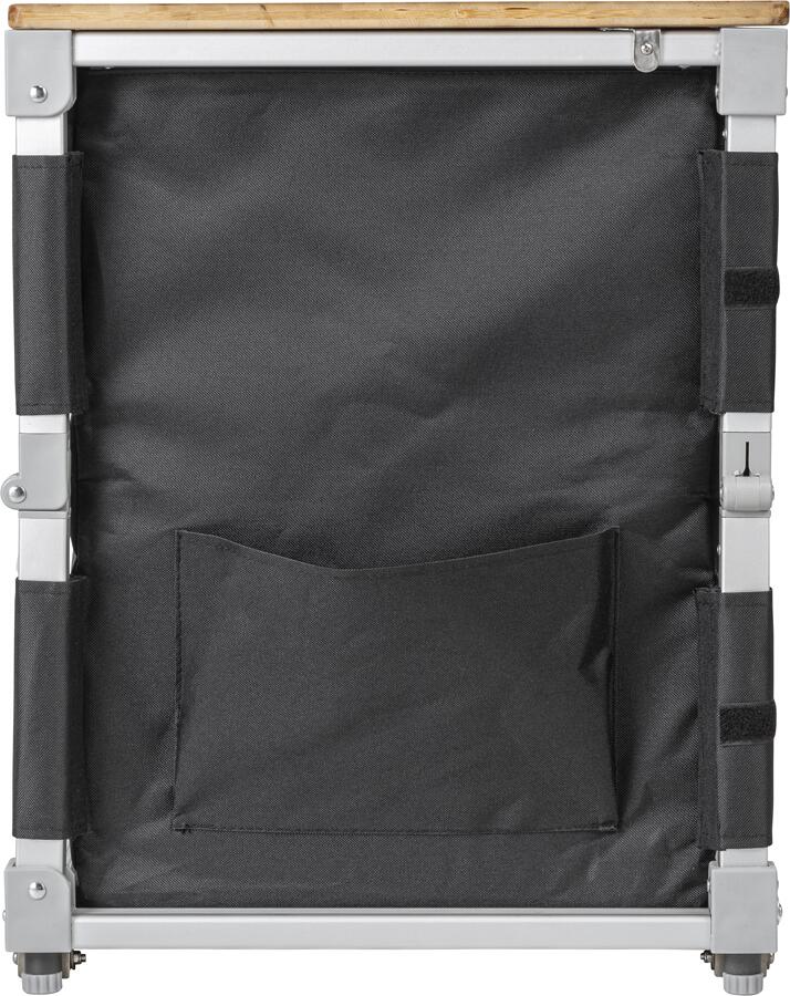 Oppbevaringsveske til Campingskap Azabache Cube 65x45cm med bambusplate