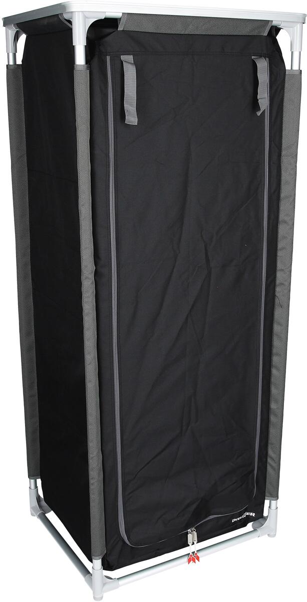 Campingskap Azabache HS polyester svart bakside med ventilasjon