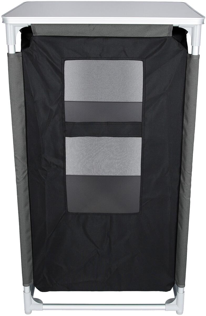 Montert Campingskap Azabache LS 59x104x48 cm polyester svart