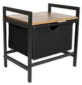 Campingskap Cooper 44x33x45cm med uttrekkbar kurv forfra