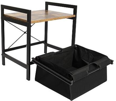 Campingskap Cooper 44x33x45cm med uttrekkbar kurv stålramme
