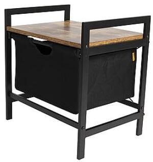Campingskap Cooper 44x33x45cm med uttrekkbar kurv bakside