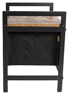 Campingskap Cooper 44x33x45cm med uttrekkbar kurv detalj