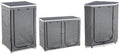Campingskap Modus 89x53x53 cm med 3 hyller forfra
