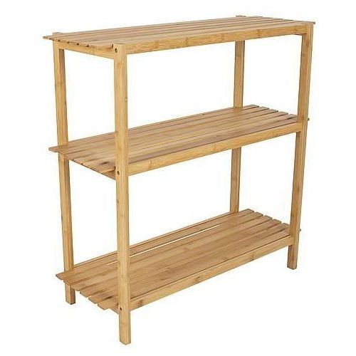 Campingskap Primrose bambus 80x80x30 cm 3 hyller fra Bo-Camp