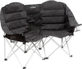 Campingsofa Action Rendez-Vous 2-seter i svart, frontbilde