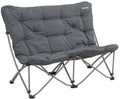 Campingsofa Fremont Lake sammenleggbar forfra grå