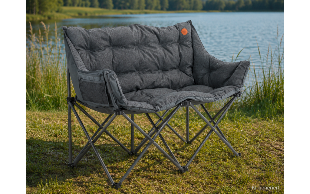 Campingsofa Kailua Relax sammenleggbart satt opp i hytte