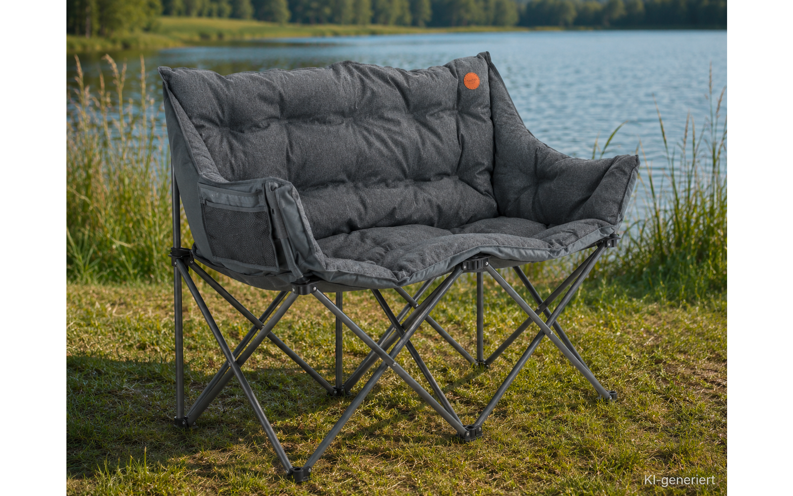 Campingsofa Kailua Relax sammenleggbart satt opp i hytte