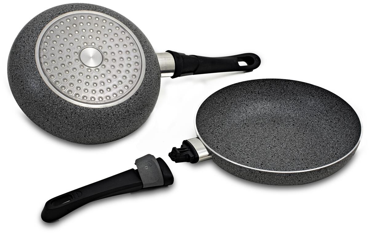 Campingstekepanne Artepetra aluminium med avtakbart håndtak fra Beaver Brand