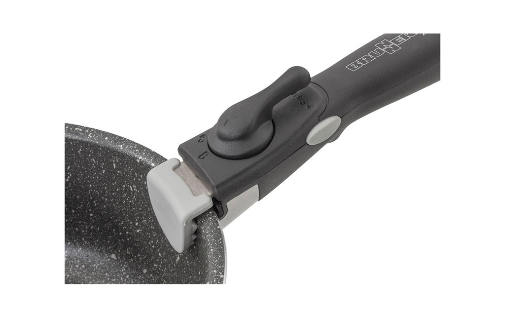 Campingstekepannesett Academy Double Pan bakside med håndtak
