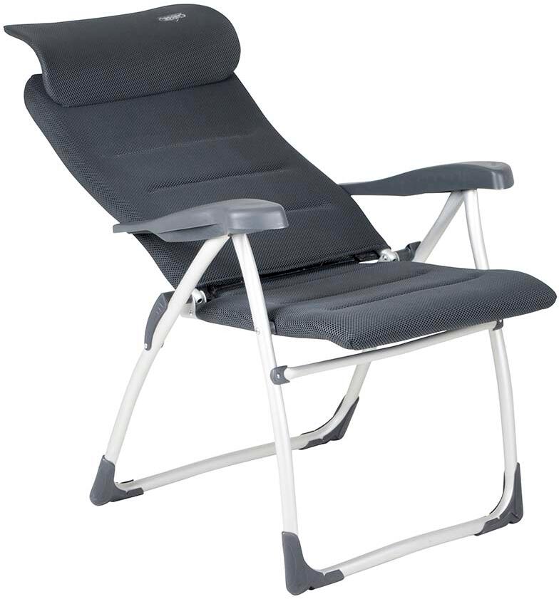 Campingstol AA-215-Air-Elite Compact 7-pos ryggstøtte montert i campingmiljø