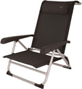 Campingstol Acapulco 2-i-1 stol/liggestol, aluminium 2,5 kg forfra