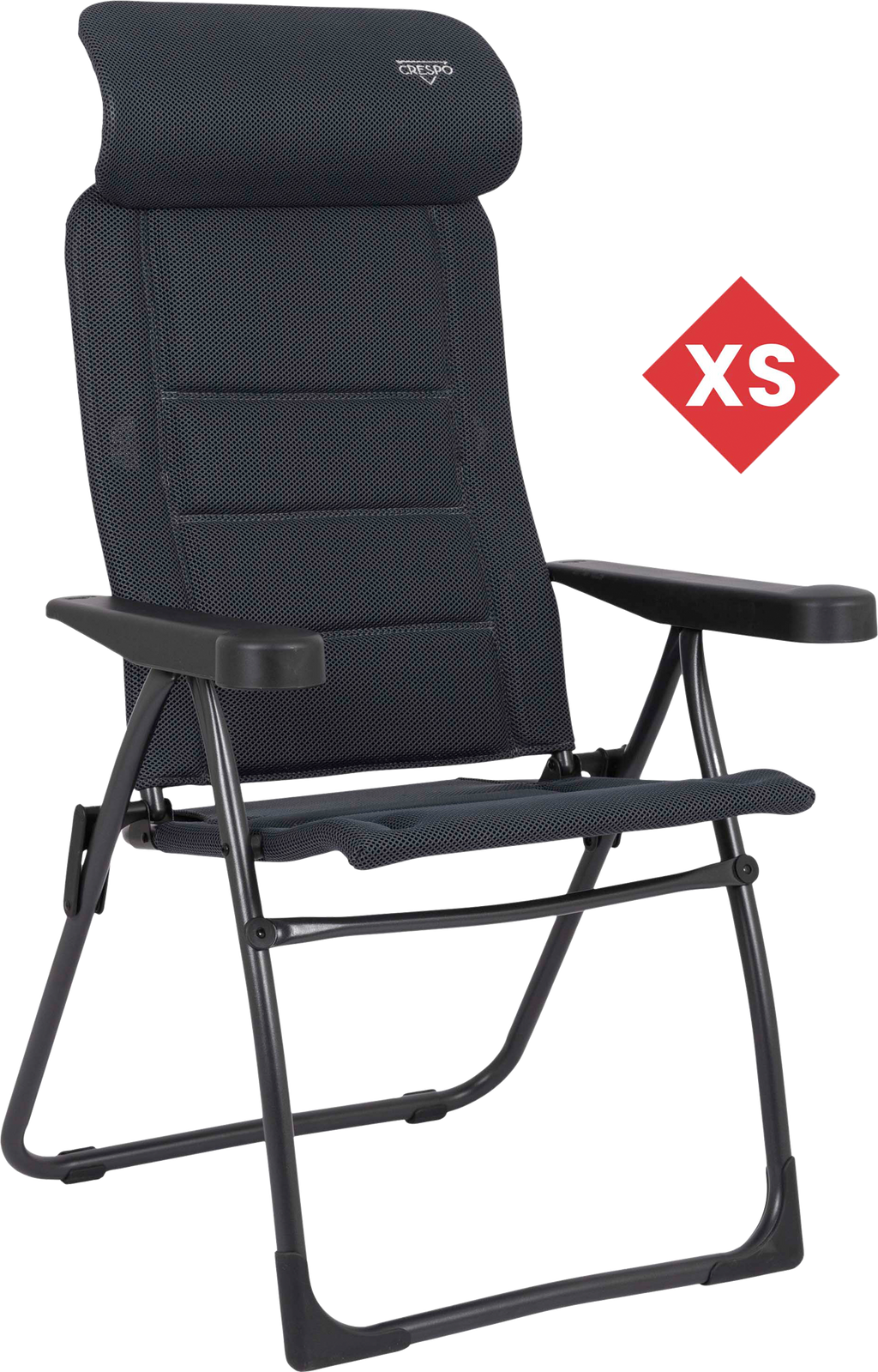 Campingstol Air Deluxe Compact AP/215 XS 7-trinns 110 kg - Crespo forfra