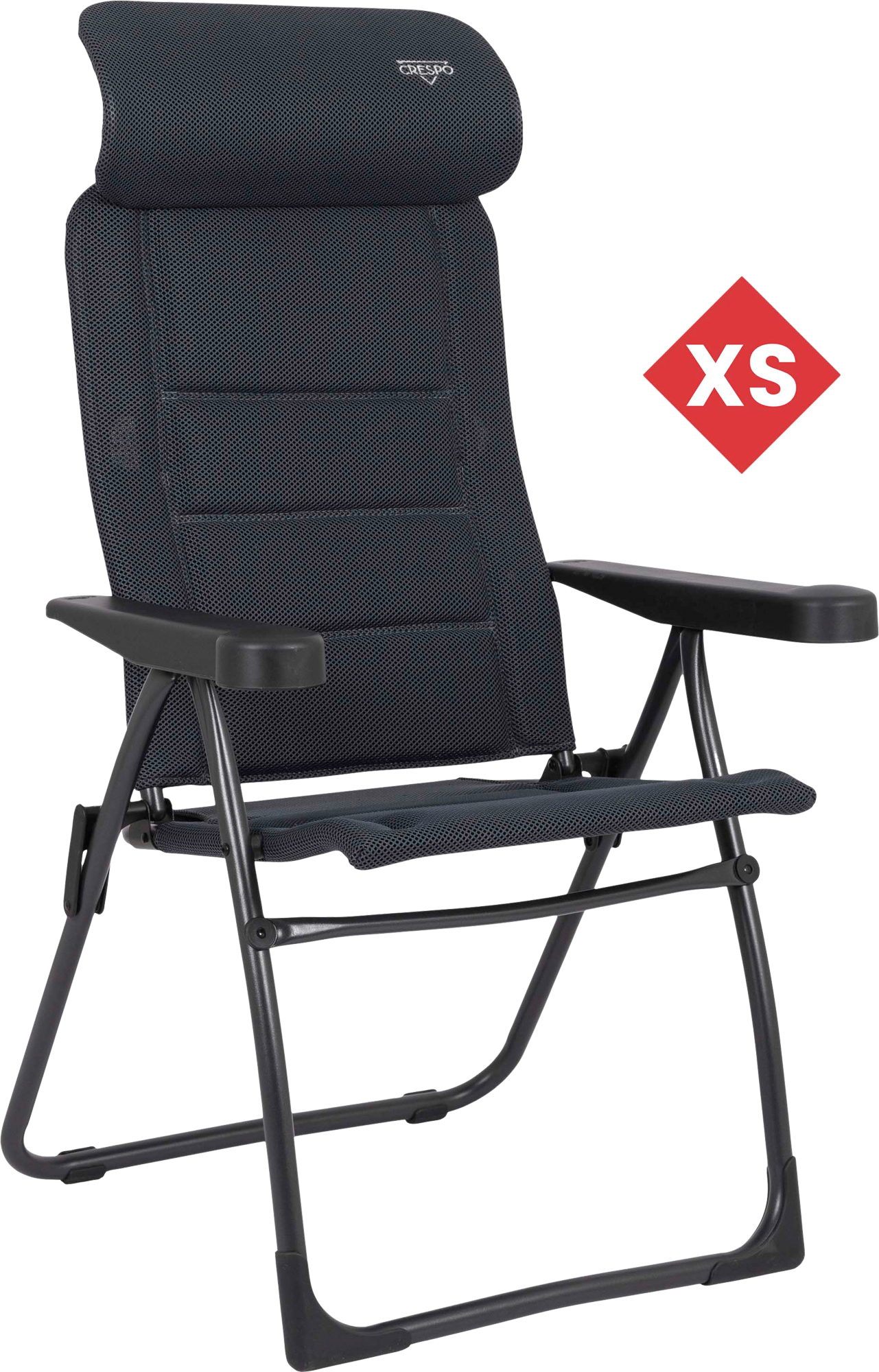 Campingstol Air Deluxe Compact AP/215 XS 7-trinns 110 kg - Crespo forfra
