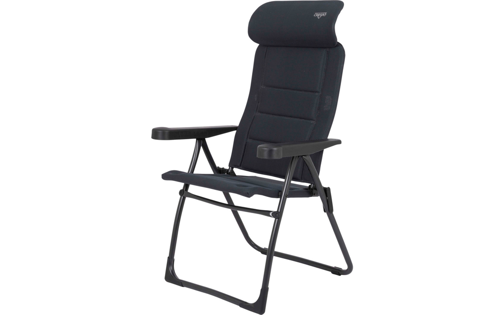 Campingstol Air Deluxe Compact AP/215 XS 7-trinns 110 kg - Crespo montert i campingmiljø