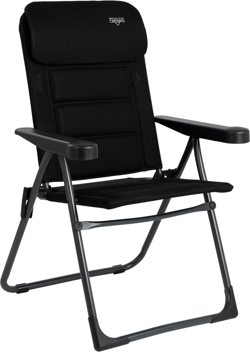 Campingstol AP/213-ADC-80 Air-Deluxe kompakt, justerbar, svart bakside