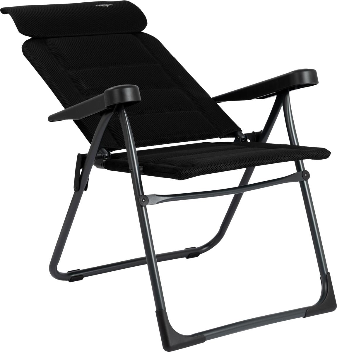 Detalj av stoff og ramme på Campingstol AP/213-ADC-80 Air-Deluxe kompakt, justerbar, svart