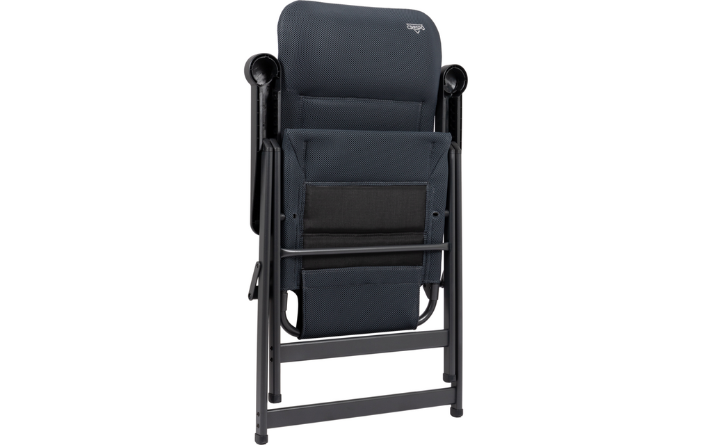 Campingstol AP/237-AD-86 7-trinns justerbar rygg 140 kg grå - Crespo montert i hage