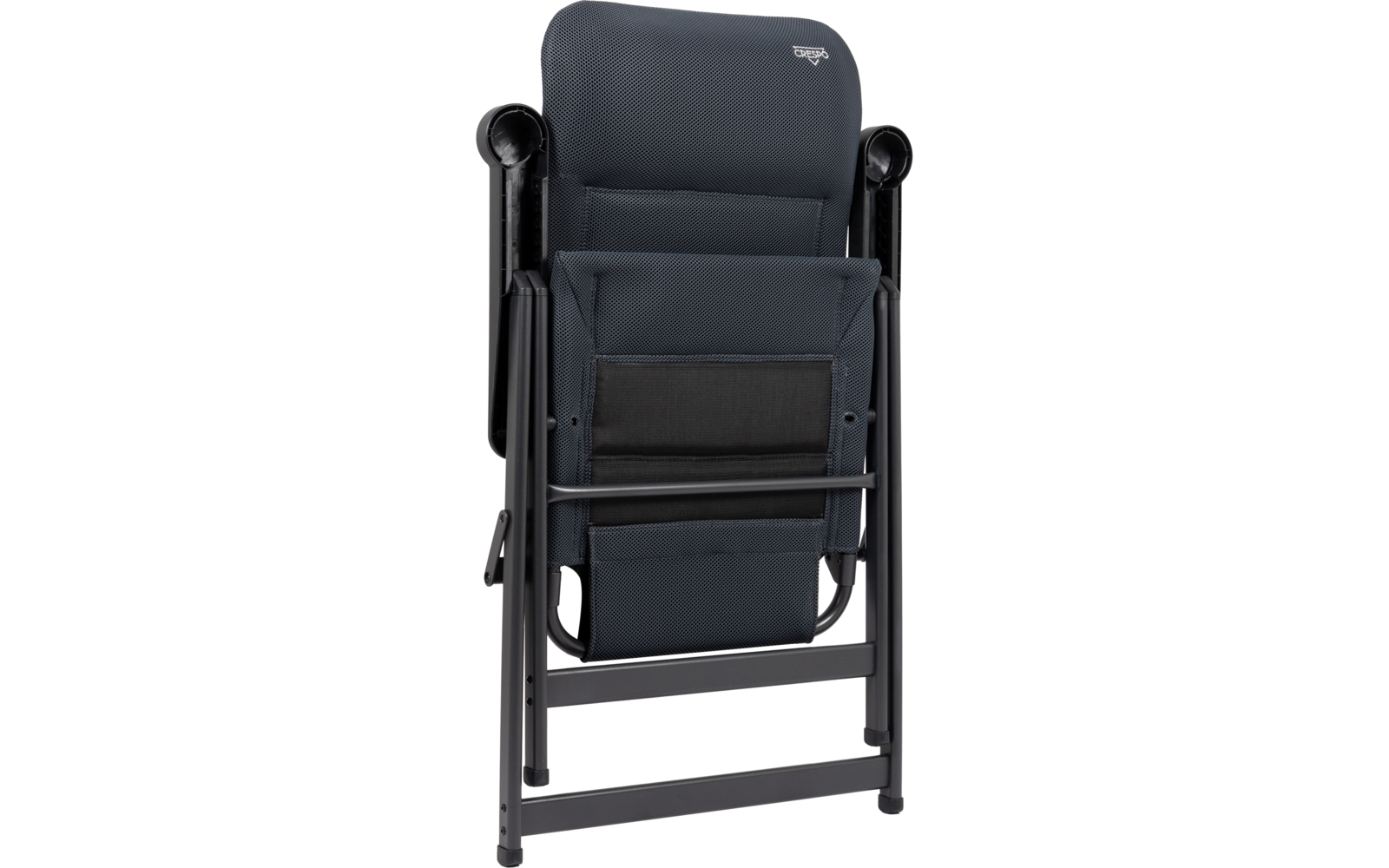 Campingstol AP/237-AD-86 7-trinns justerbar rygg 140 kg grå - Crespo montert i hage