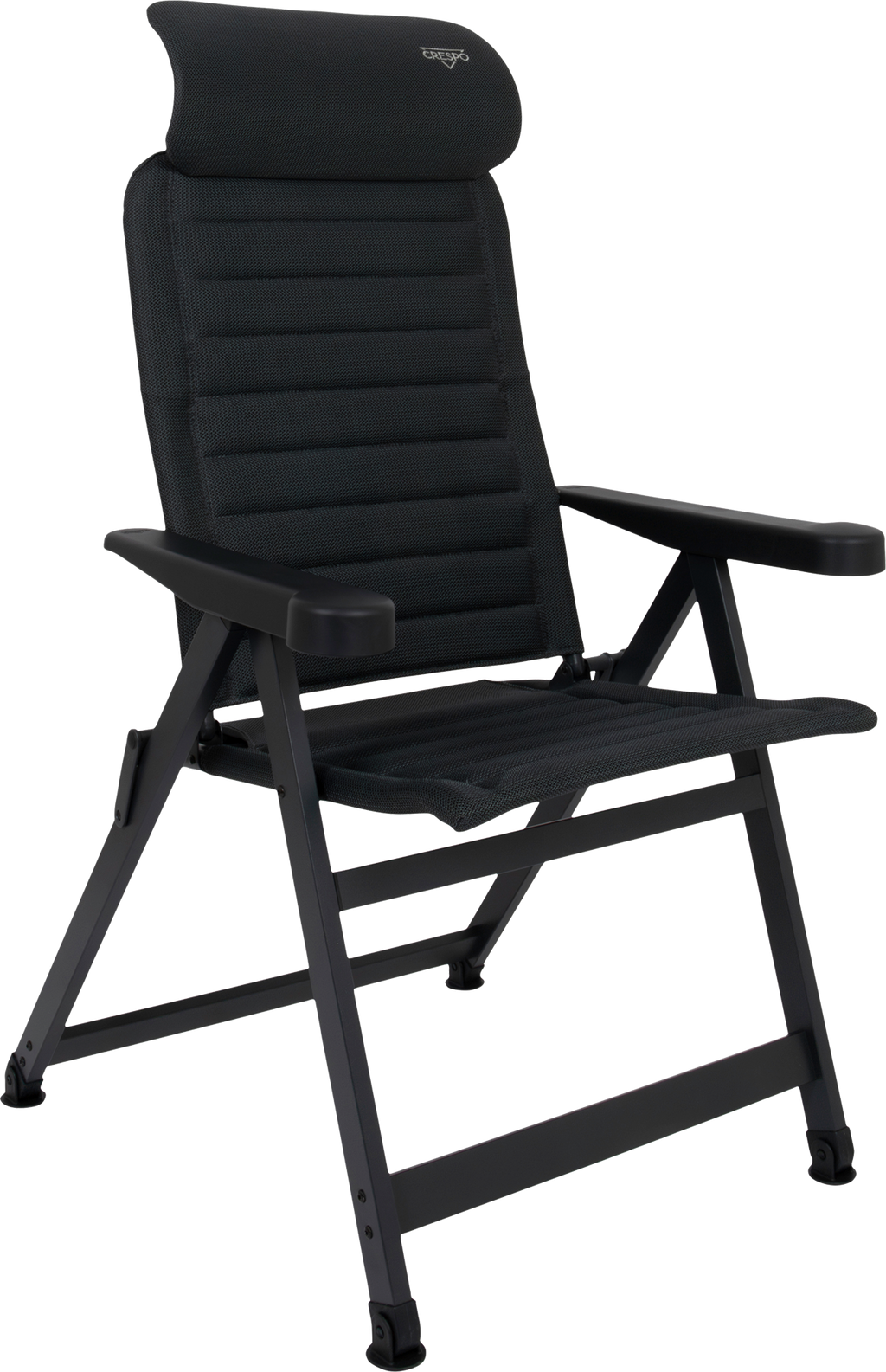 Campingstol AP/437 Air-Select Compact 7-pos 140 kg grå forfra