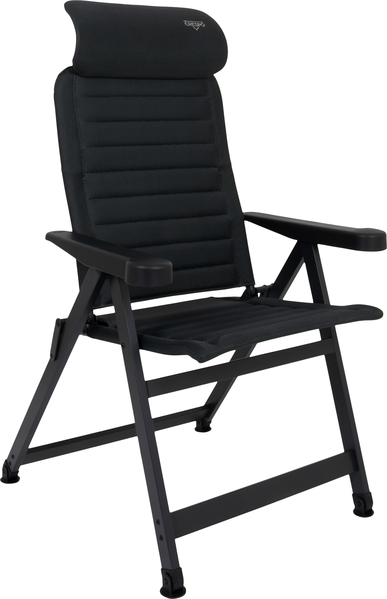 Campingstol AP/437 Air-Select Compact 7-pos 140 kg grå forfra