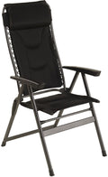 Campingstol Apollo 7-trinns justerbar Duramesh 120 kg fra Wecamp forran