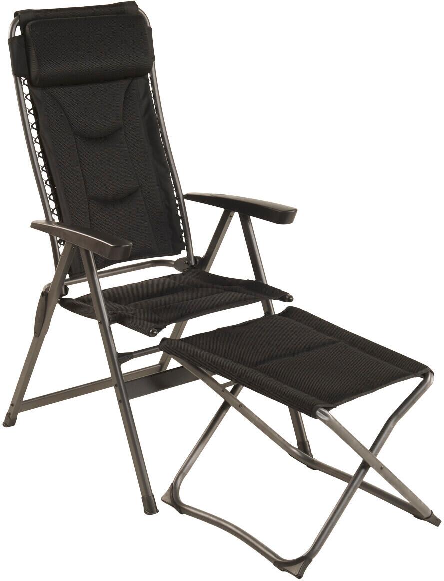 Campingstol Apollo svart bakside