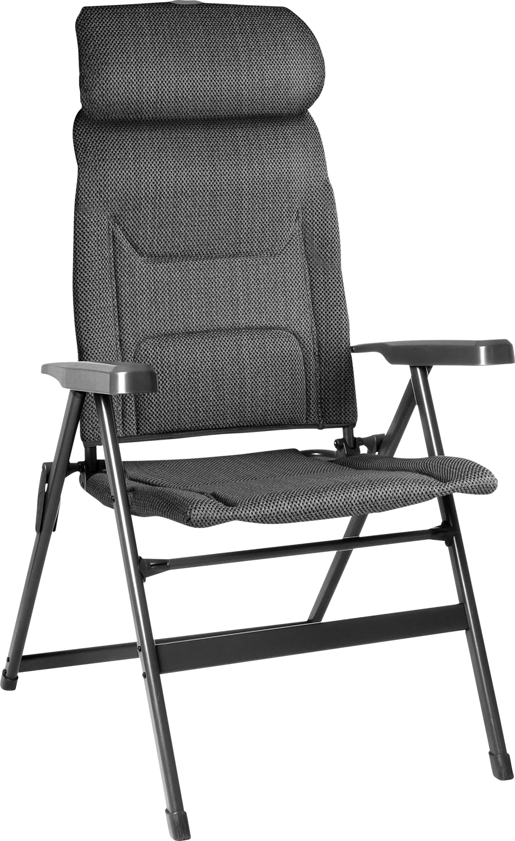 Campingstol Aravel Vitachic H2L forfra med 7-pos rygg