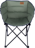 Campingstol Asana sammenleggbar resirkulert polyester 120 kg forfra